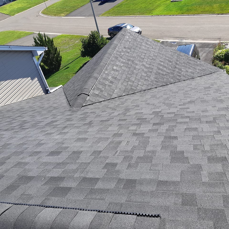 Completed roofing project